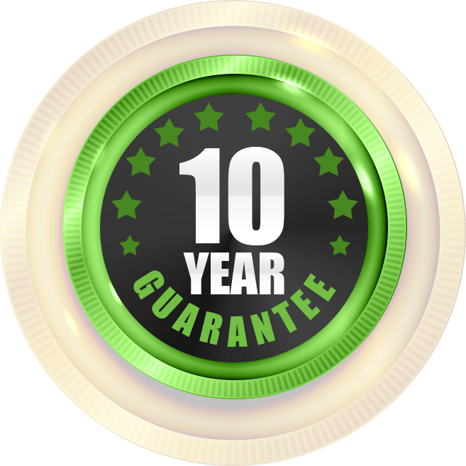Badge 10 Years of Guarantee
